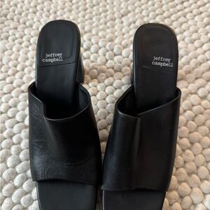 Jeffrey Campbell Caviar Platform Leather Heels